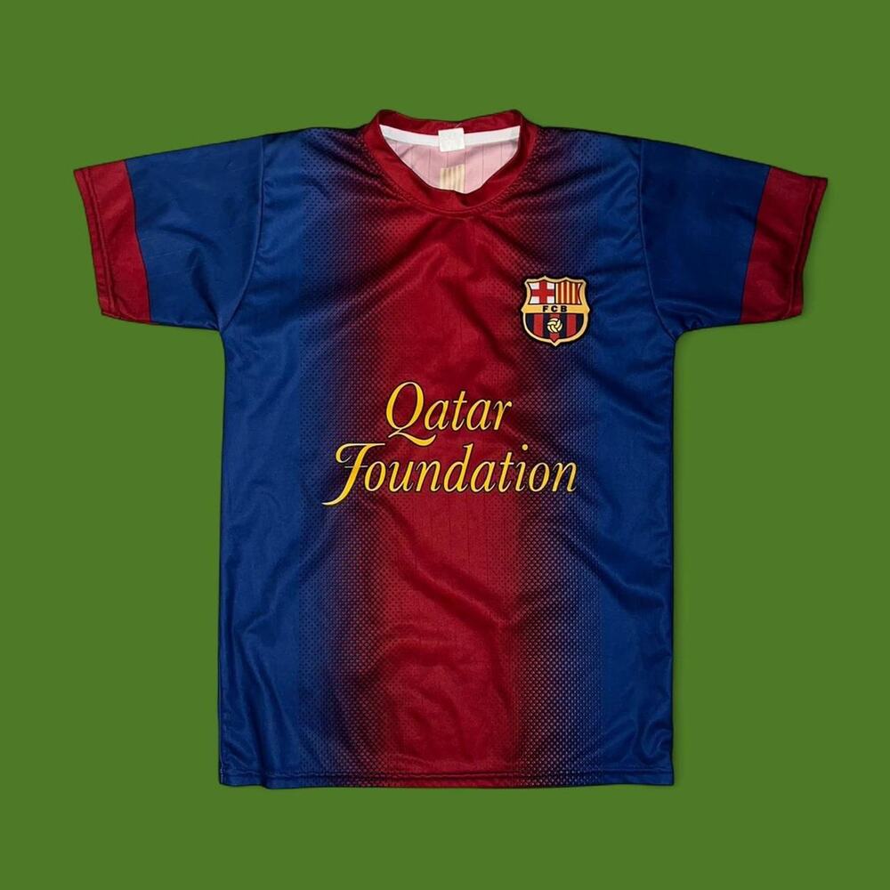 Barcelona FC Qtar Foundation Soccer Jersey